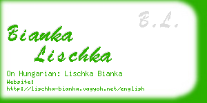 bianka lischka business card